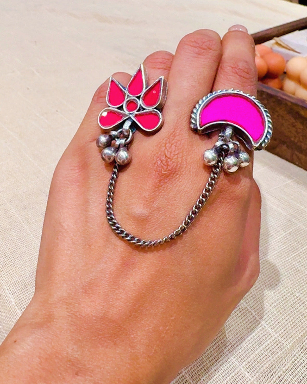 Aayat Afghani Mirror Ring