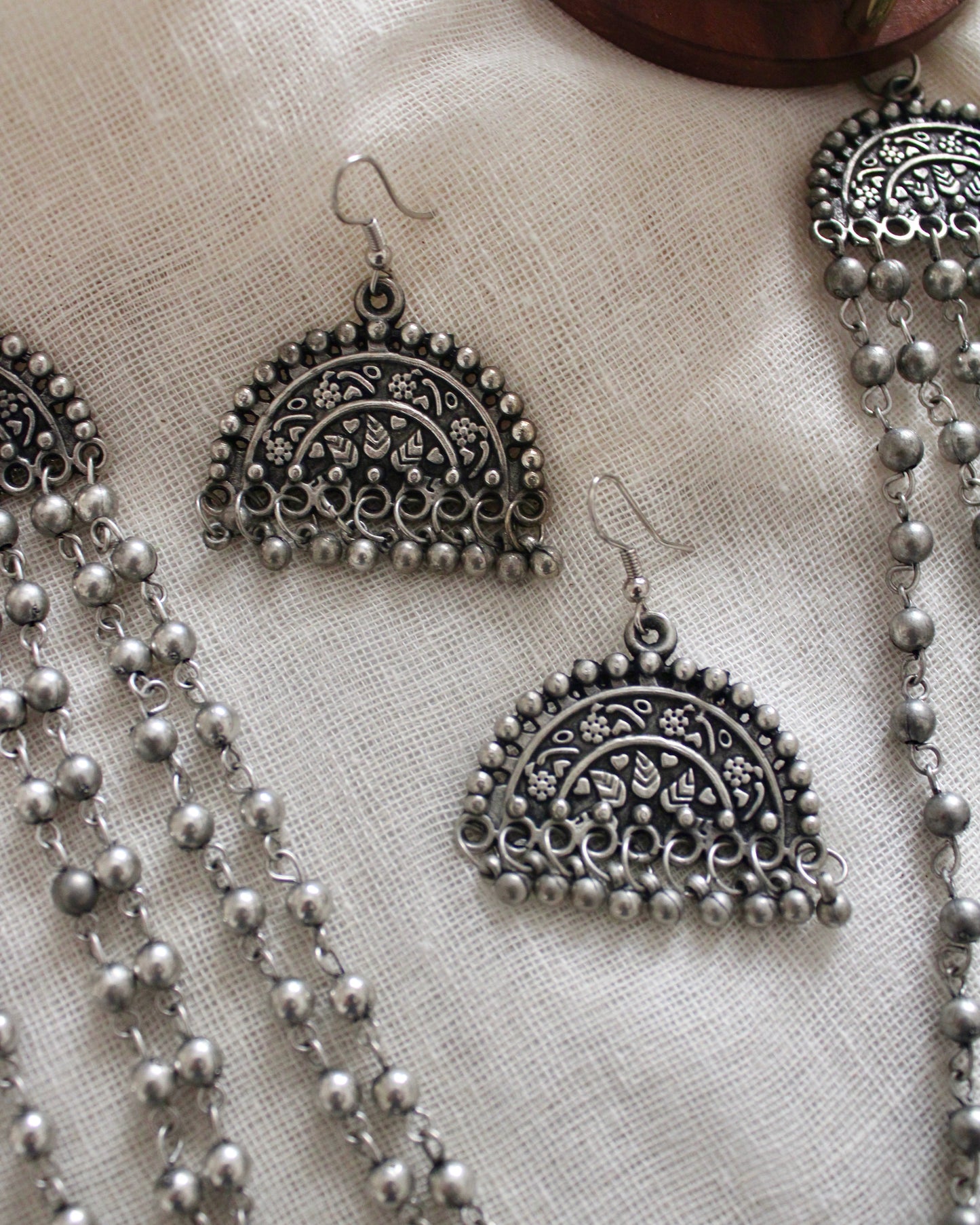 Sana Oxidised Necklace