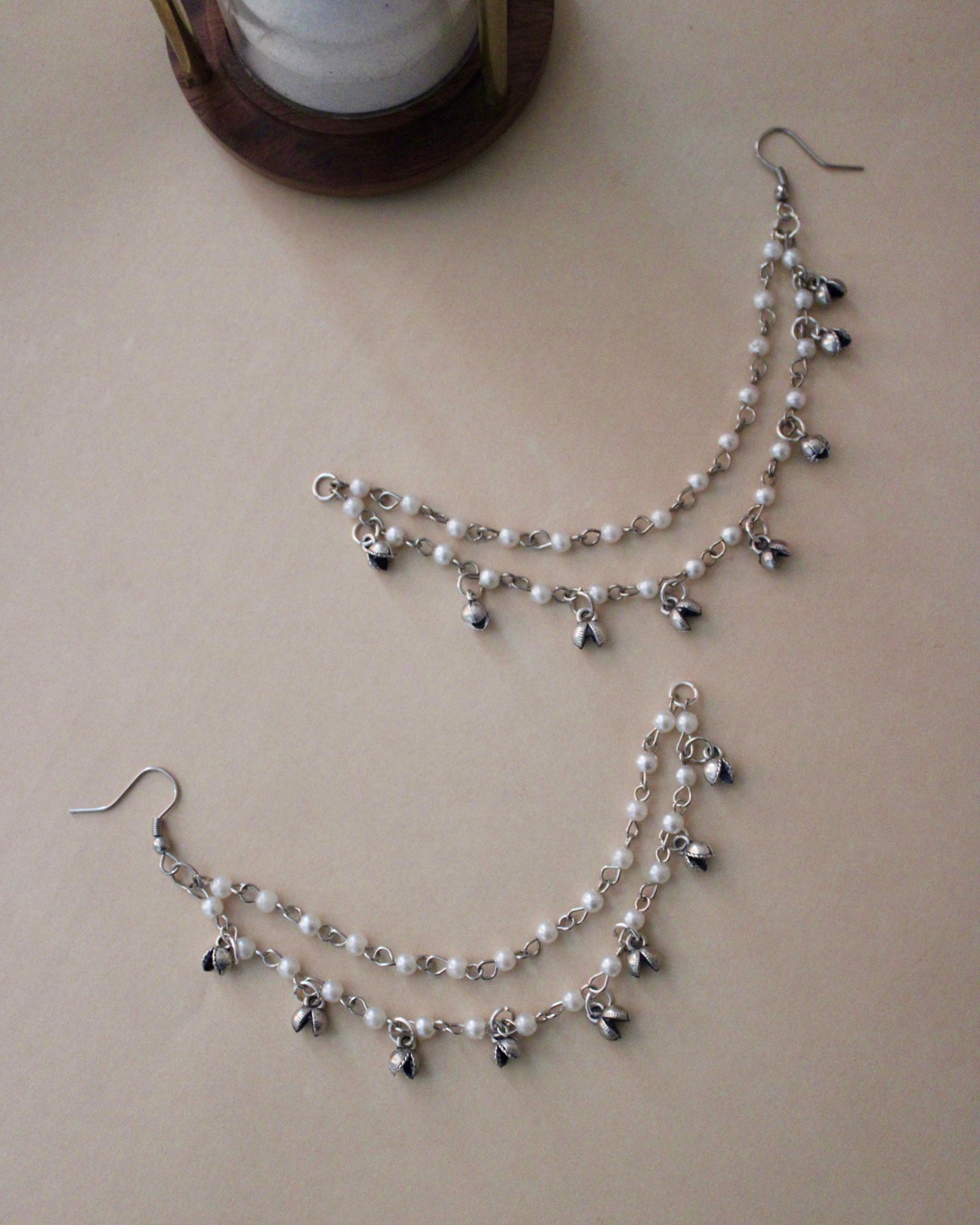 Samaira Silver Earchains