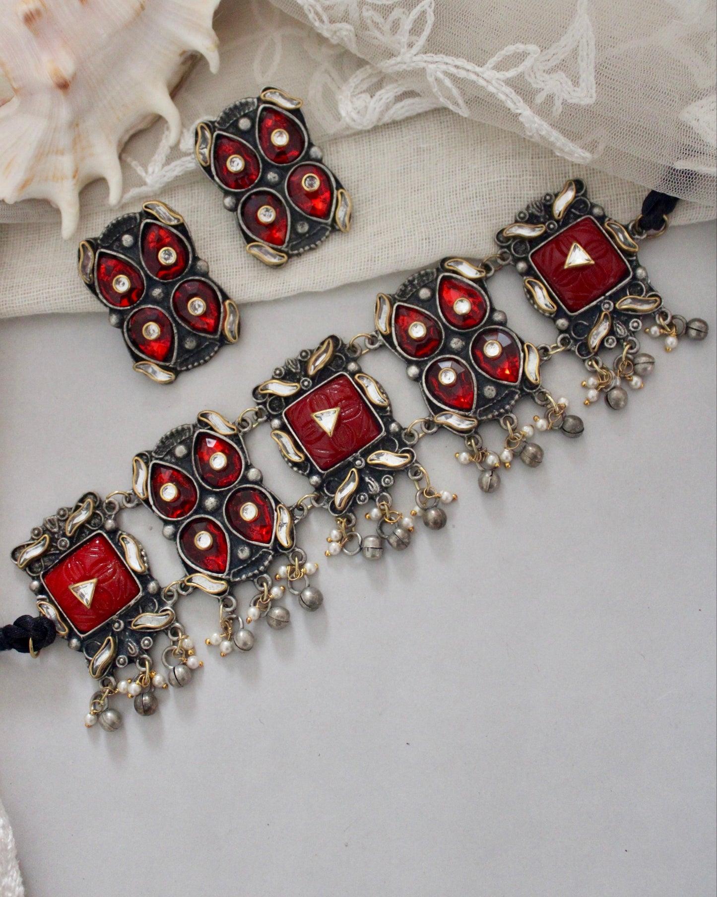 Shahnaaz Dual Toner Choker Set