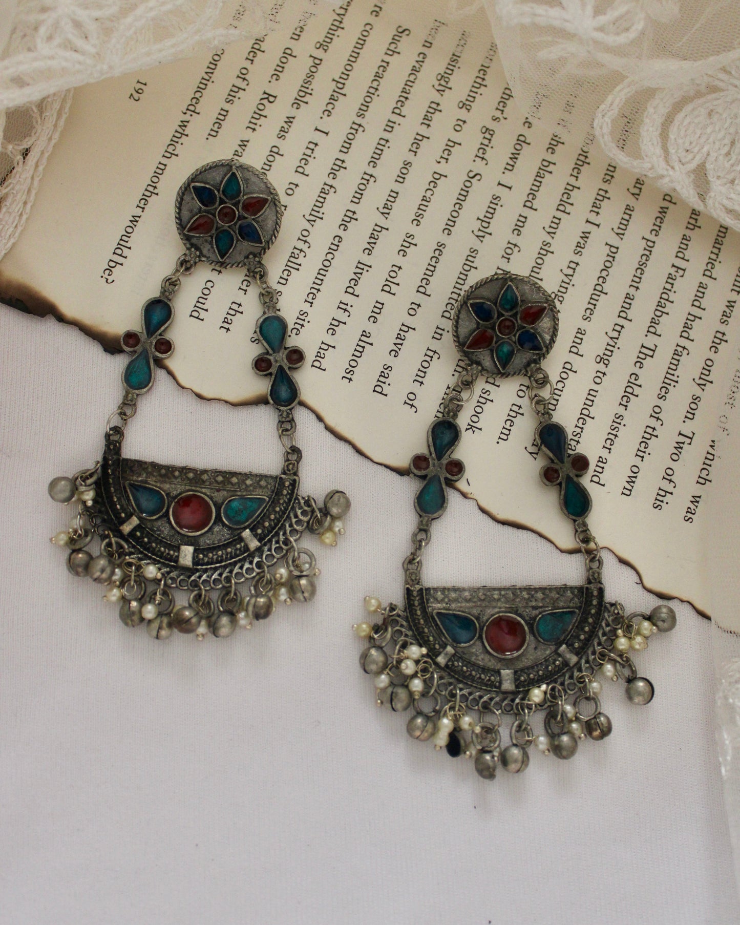 Shareez Afghani Earrings