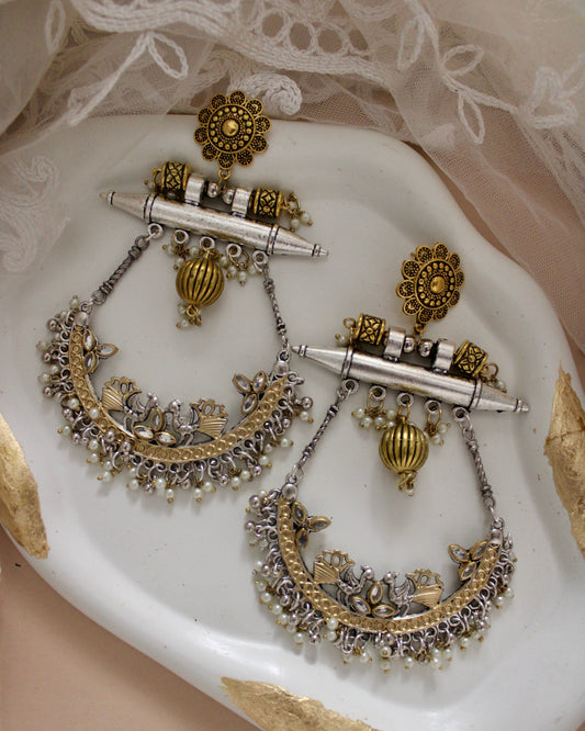 Aarna Dual Tone Chaandbaali