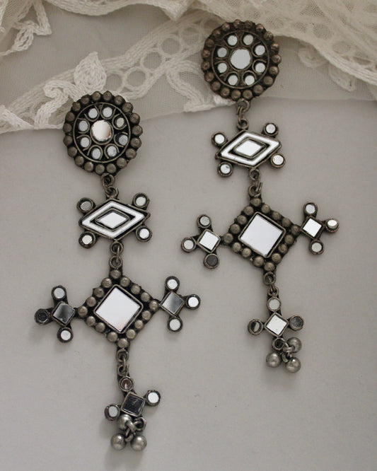 Sunaina Mirror Earrings