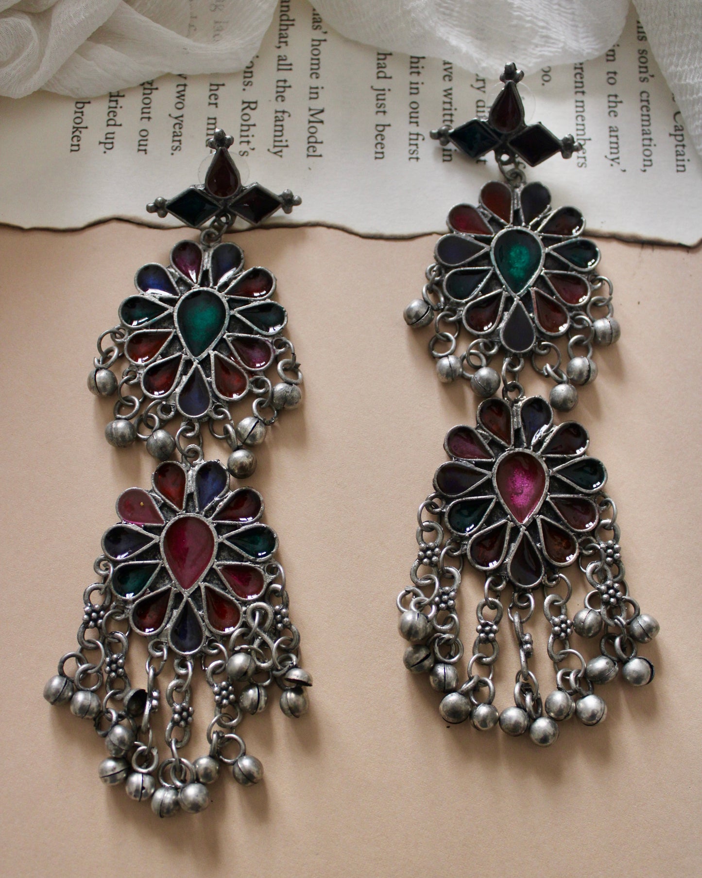 Nikita Ghungroo Afghani Earrings