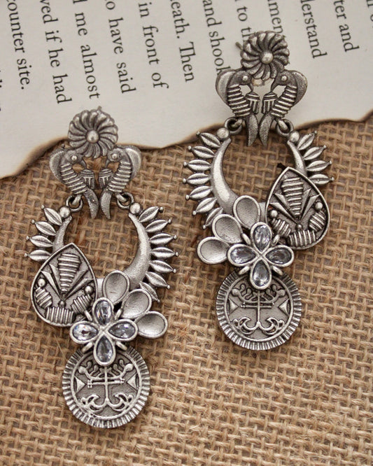 Nikhar Brass Earrings