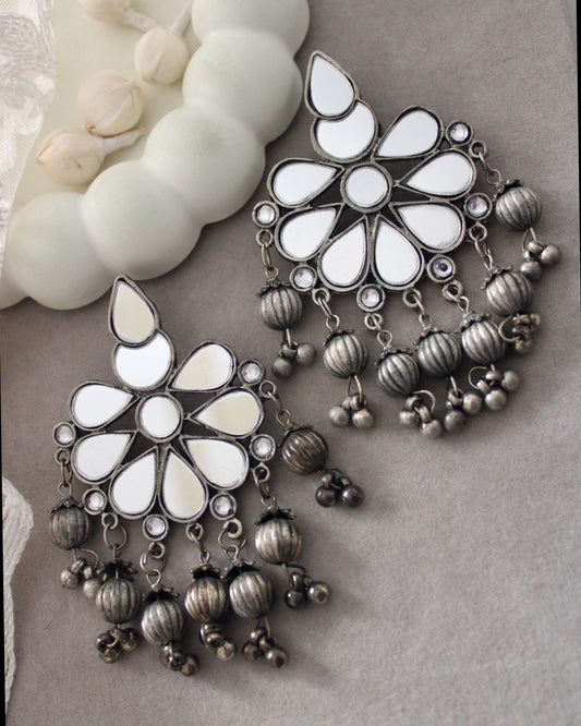 Nishtha Mirror Earrings