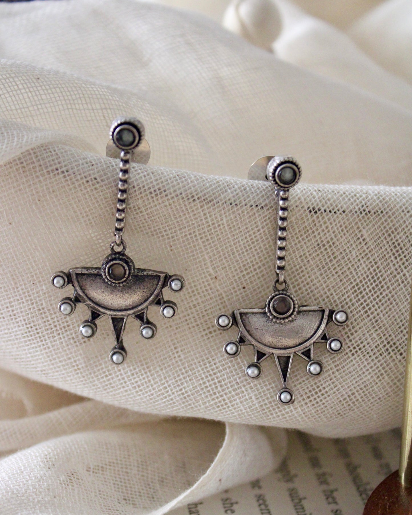 Yukti Brass Earrings