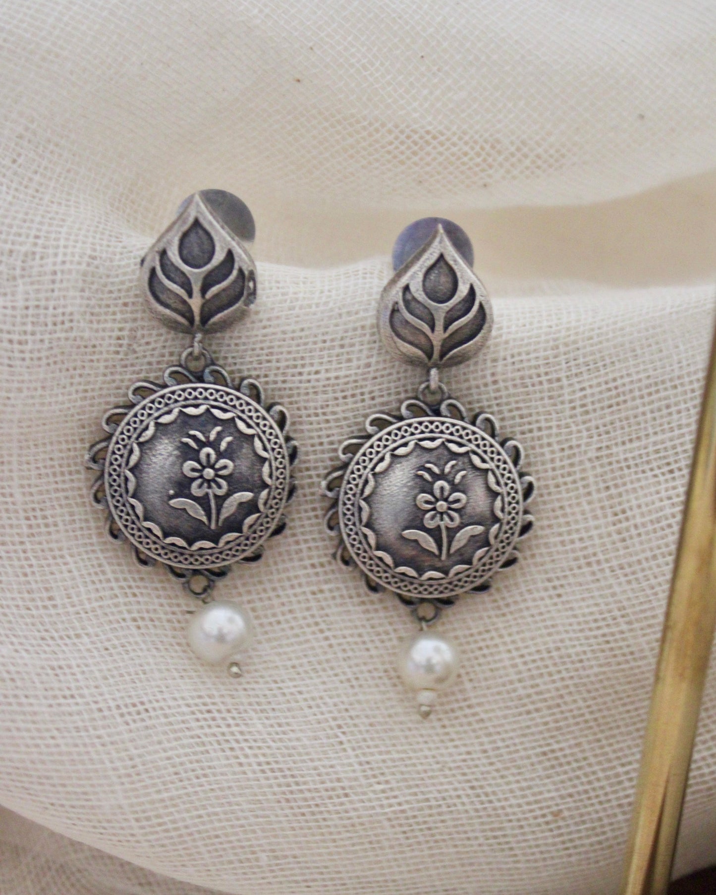 Surmayi Brass Earrings