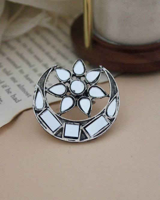 Chaand Mirror Ring