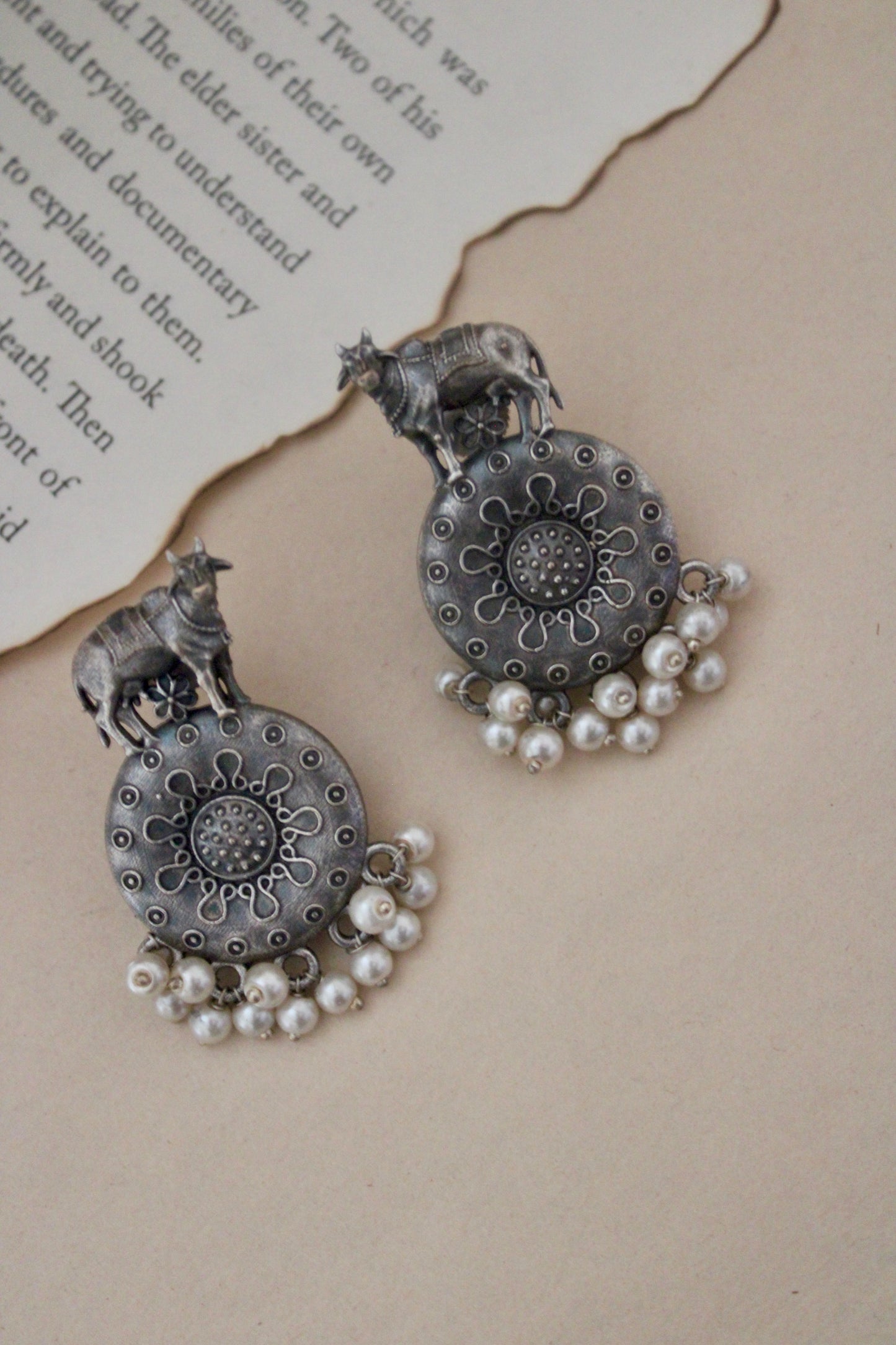 Nandi Brass Earrings