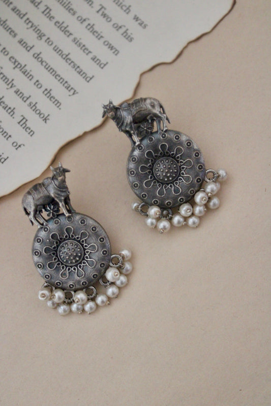 Nandi Brass Earrings