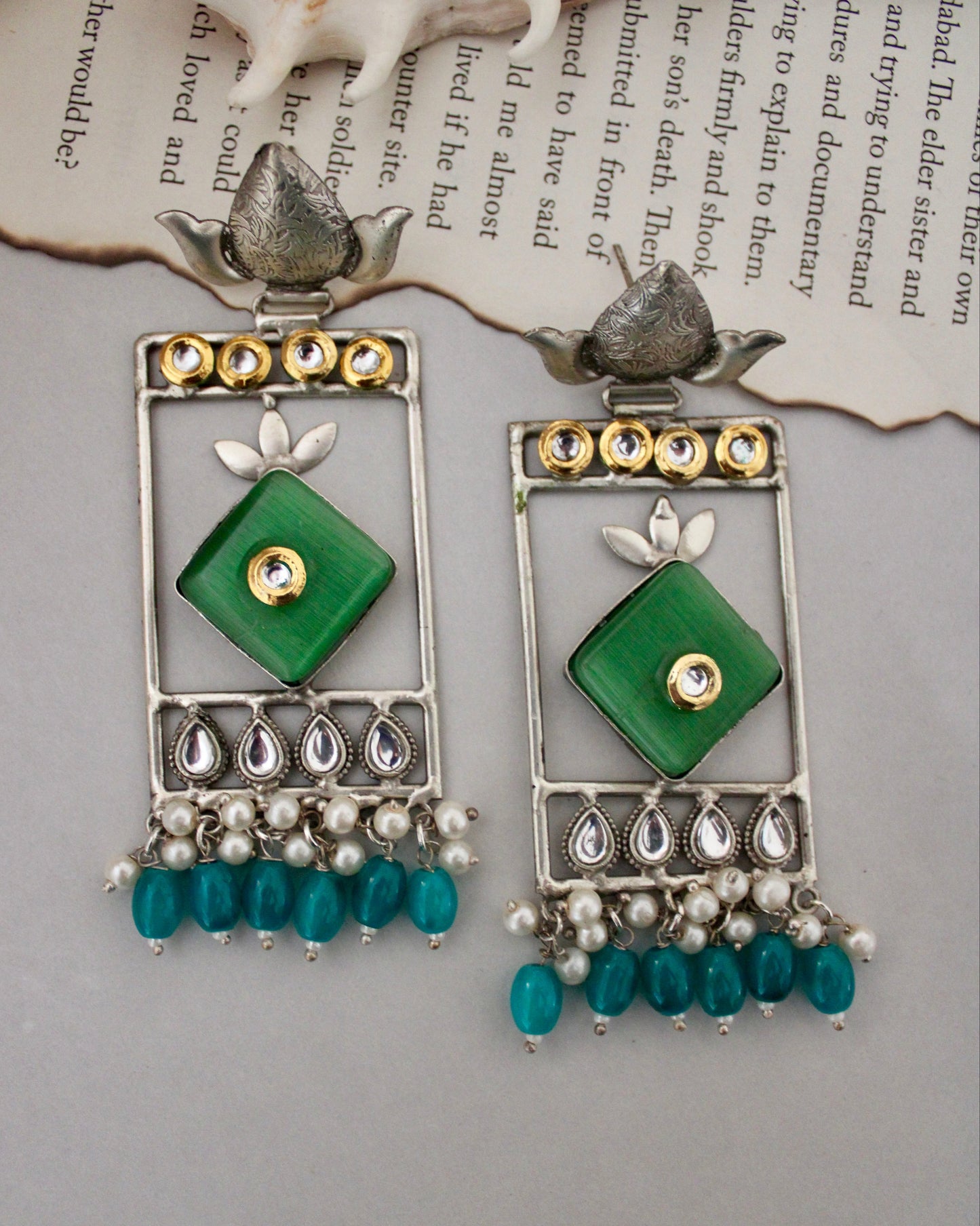 Karnika Brass Earrings
