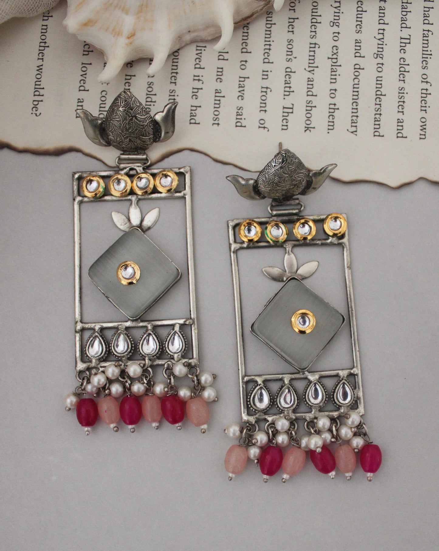 Karnika Brass Earrings