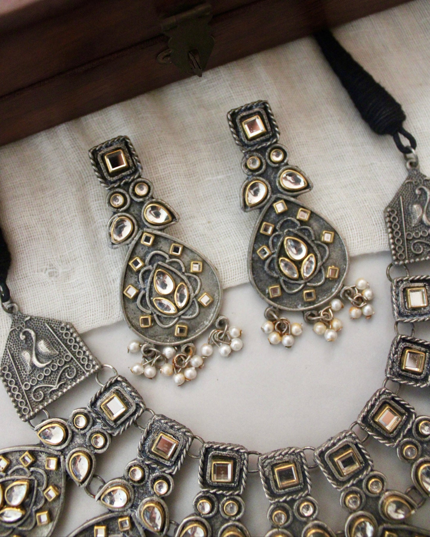 Samaira Dual Tone Necklace