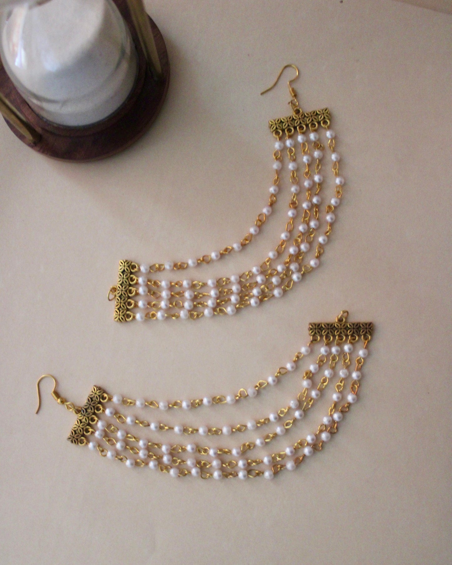 Saanika Pearl Earchains