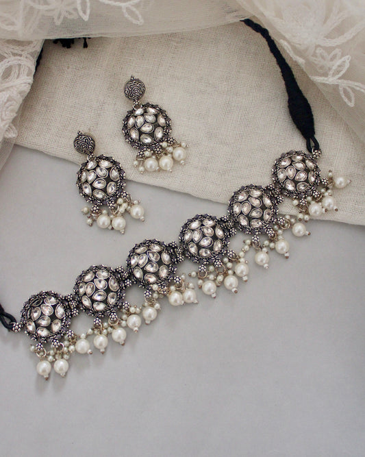 Mayur Oxidised Choker