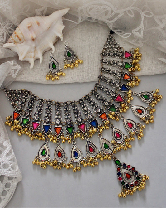 Aayat Afghani Necklace Set