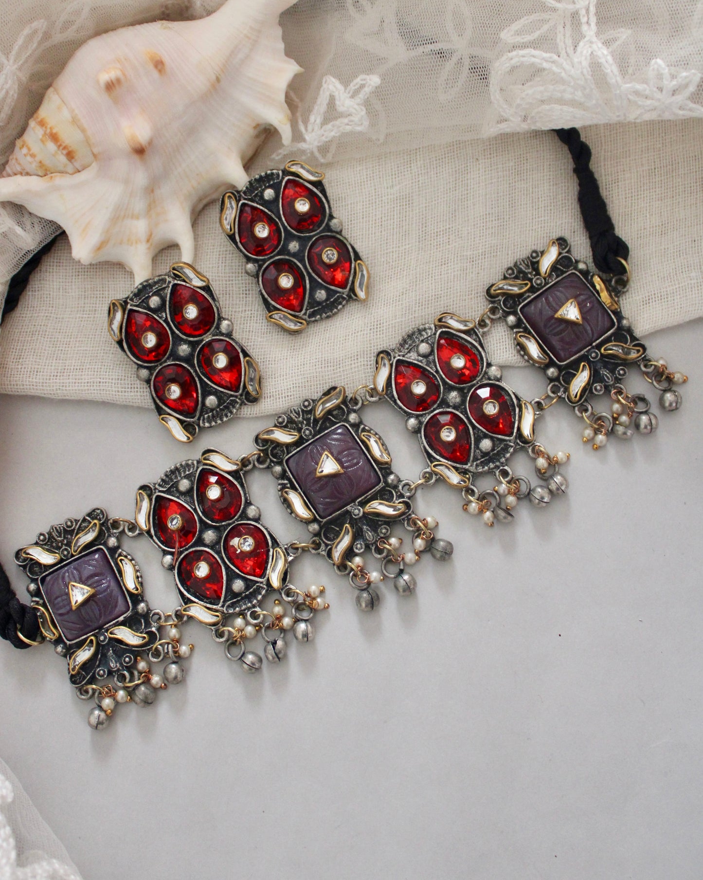 Shahnaaz Dual Toner Choker Set