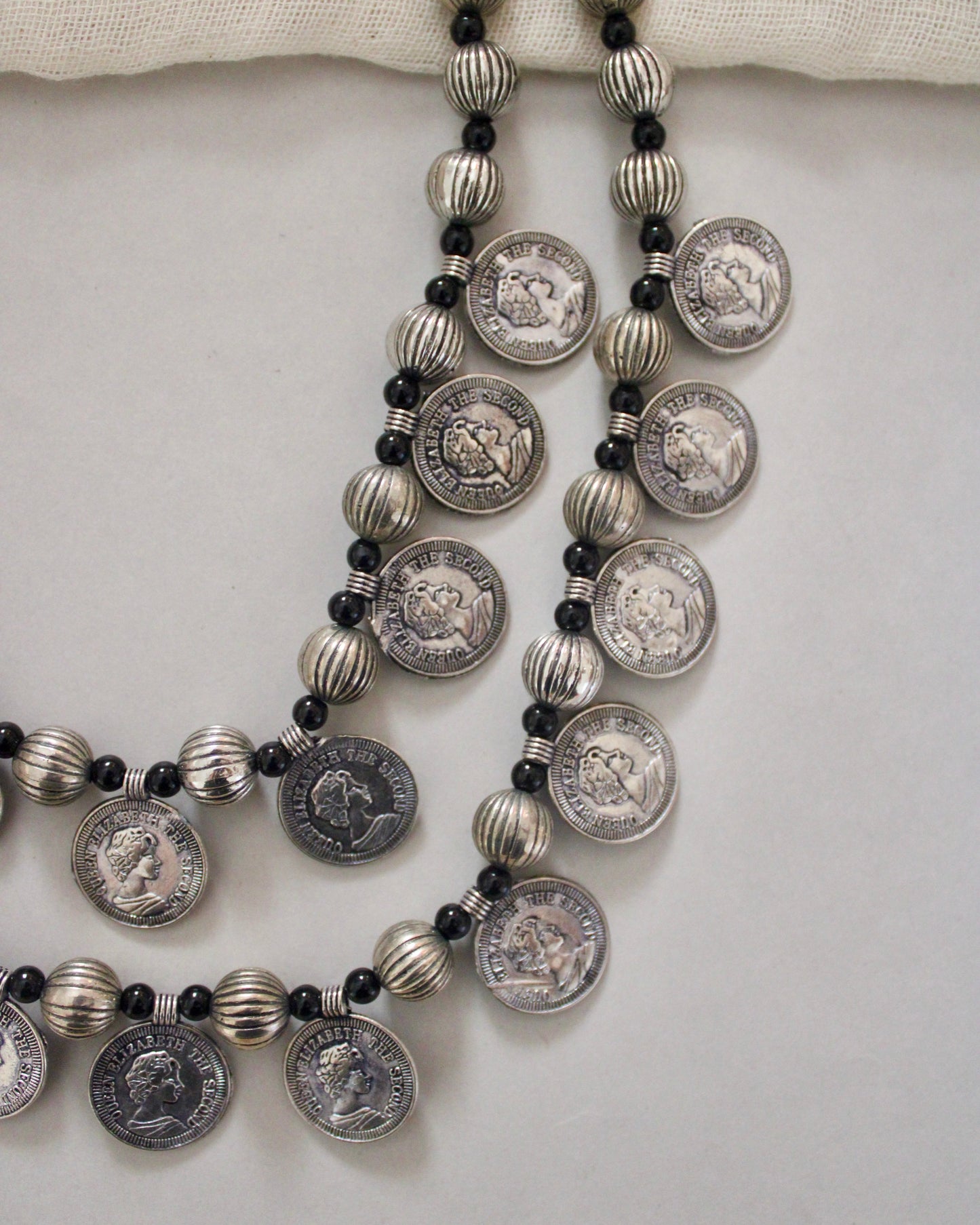 Coin Double Layer Necklace