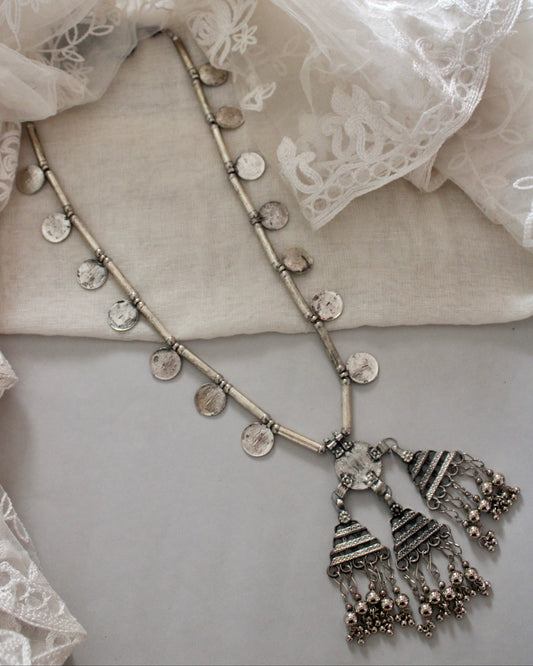 Coin Boho Long Necklace