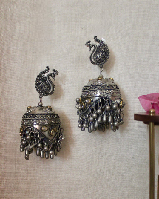 Dhara Dual Tone Jhumka