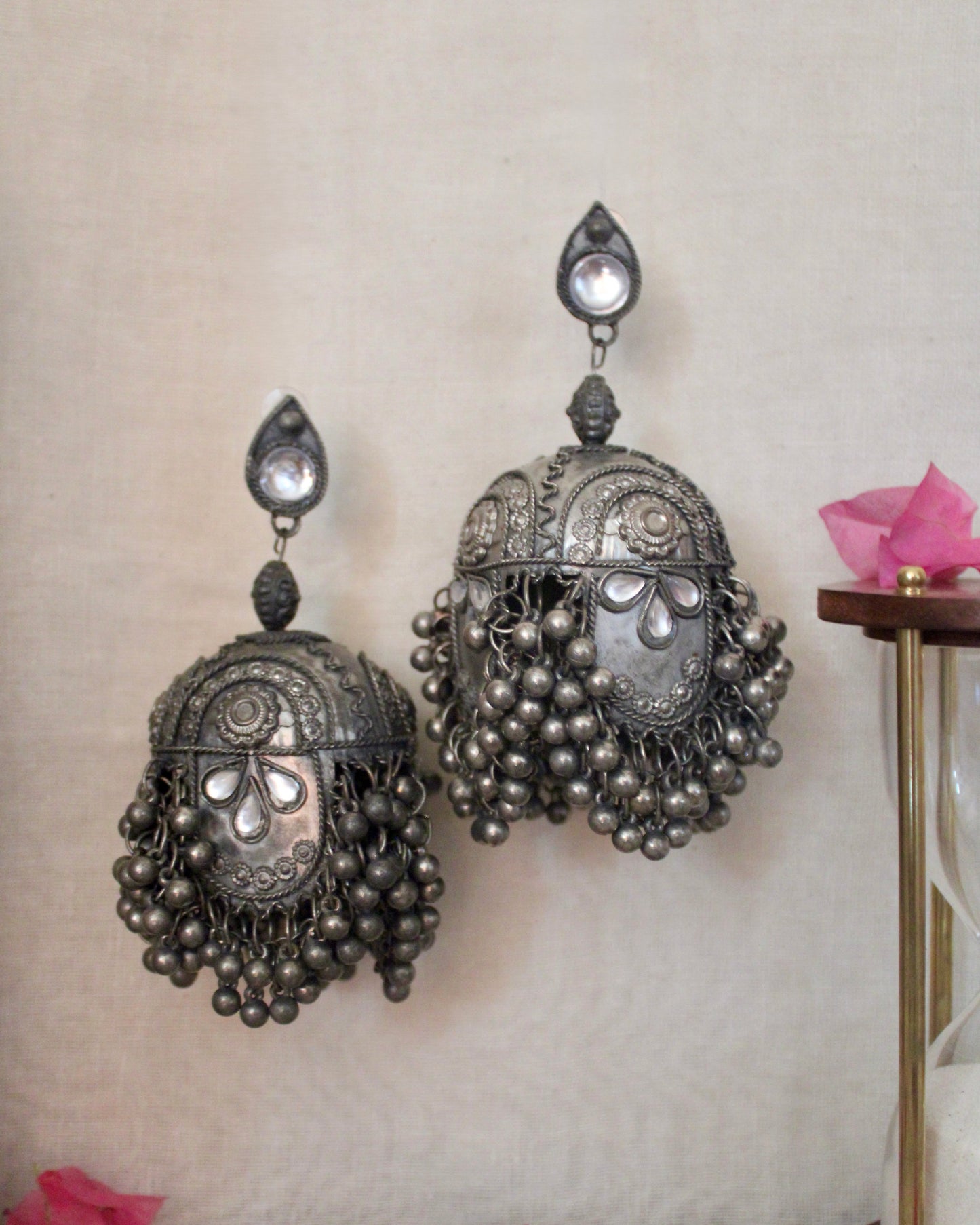 Shagun Oxidised Jhumka
