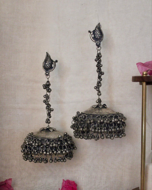 Shyla Oxidised Jhumka