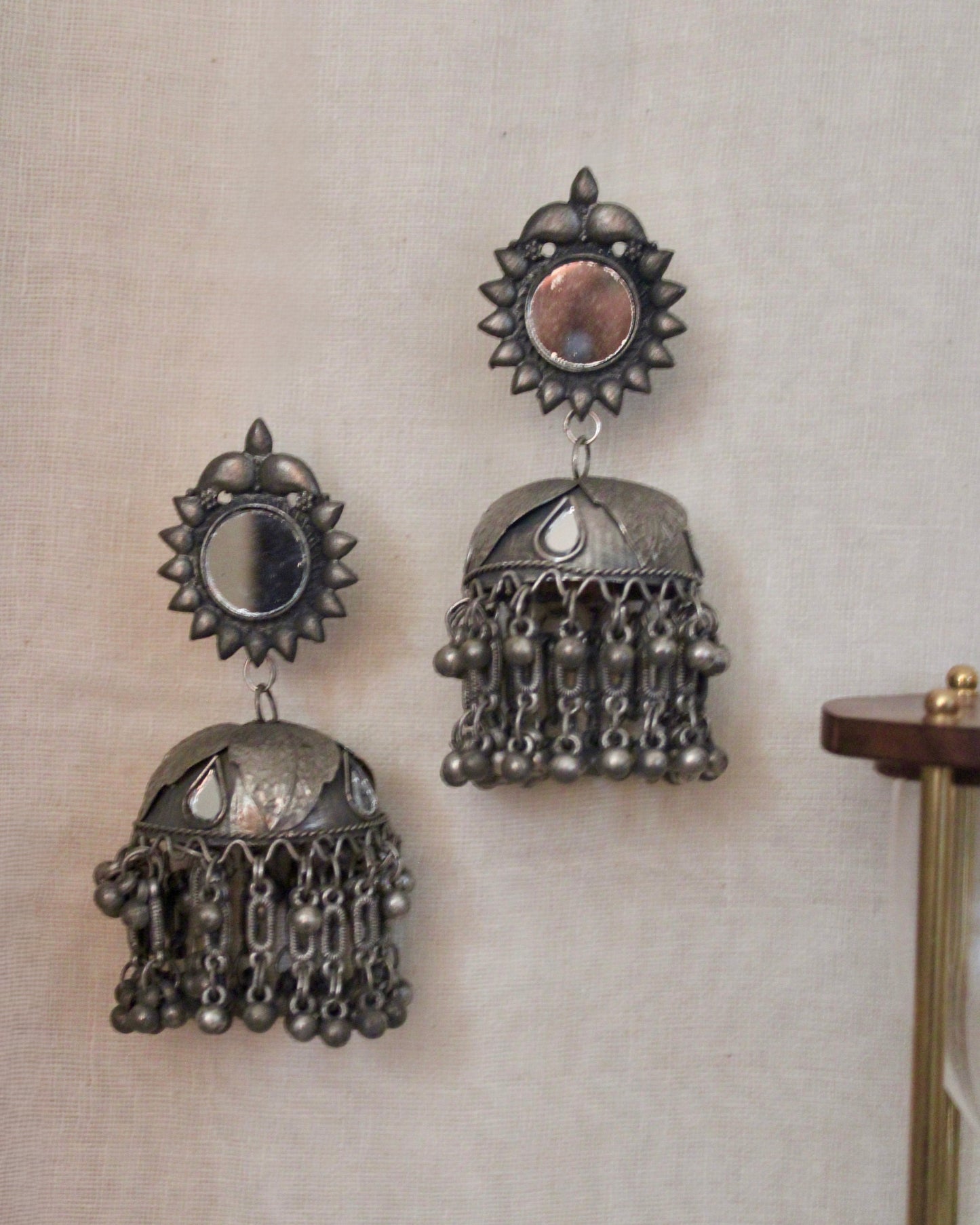 Ghazal Mirror Jhumka