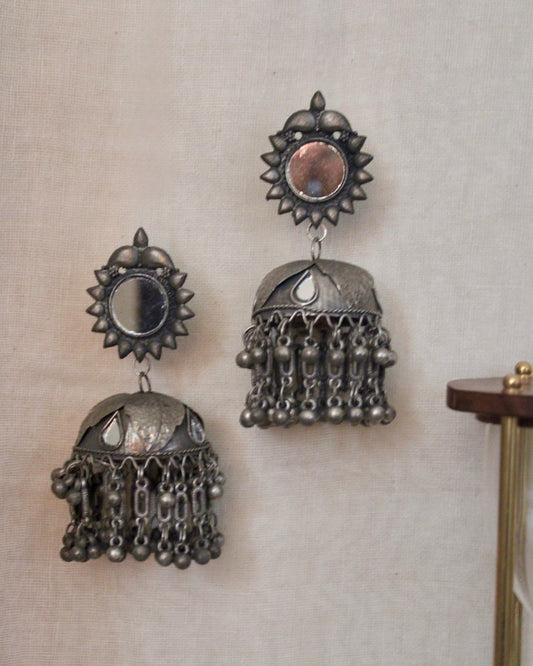 Ghazal Mirror Jhumka