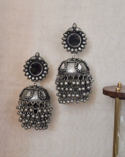 Mirror Jaal Jhumka