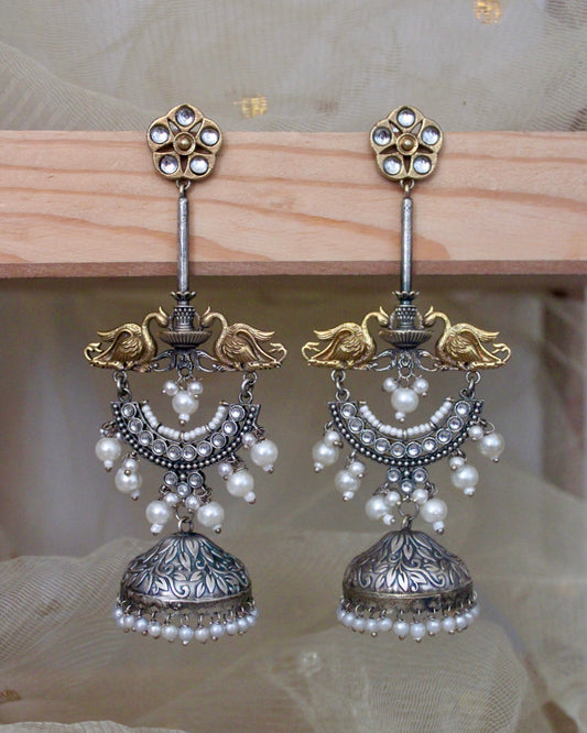 Yamini Dual Tone Jhumka