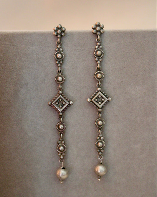 Gauhar Brass Earrings