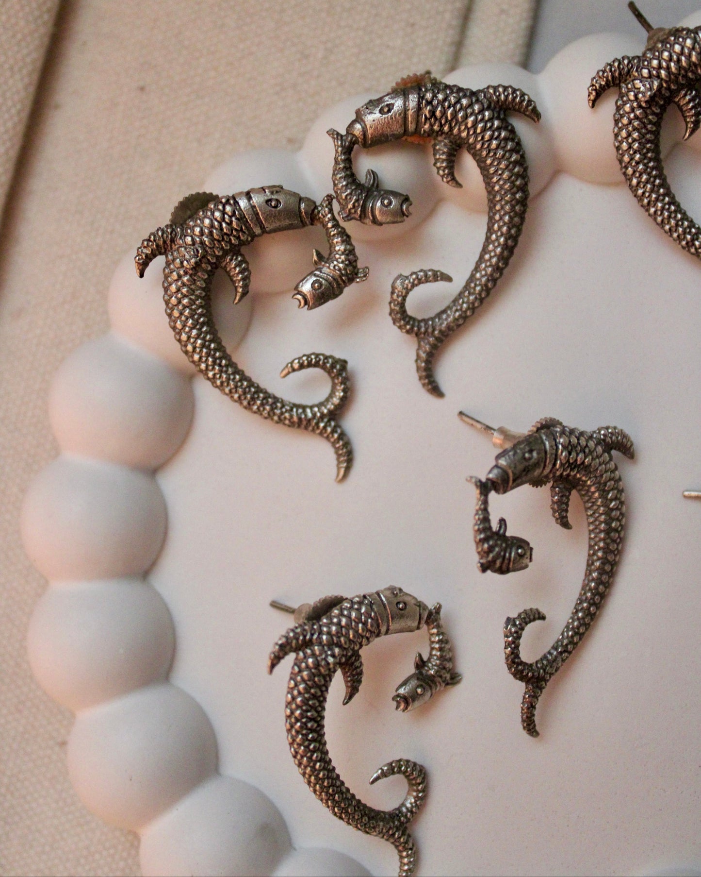 Matsya Brass Studs
