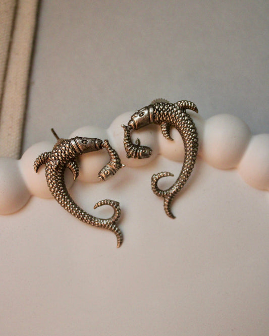 Matsya Brass Studs