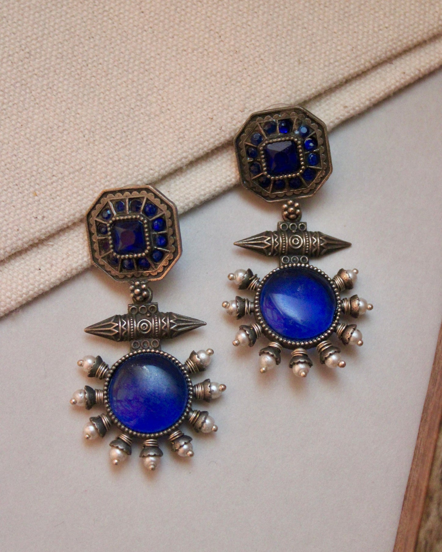 Naira Brass Earrings