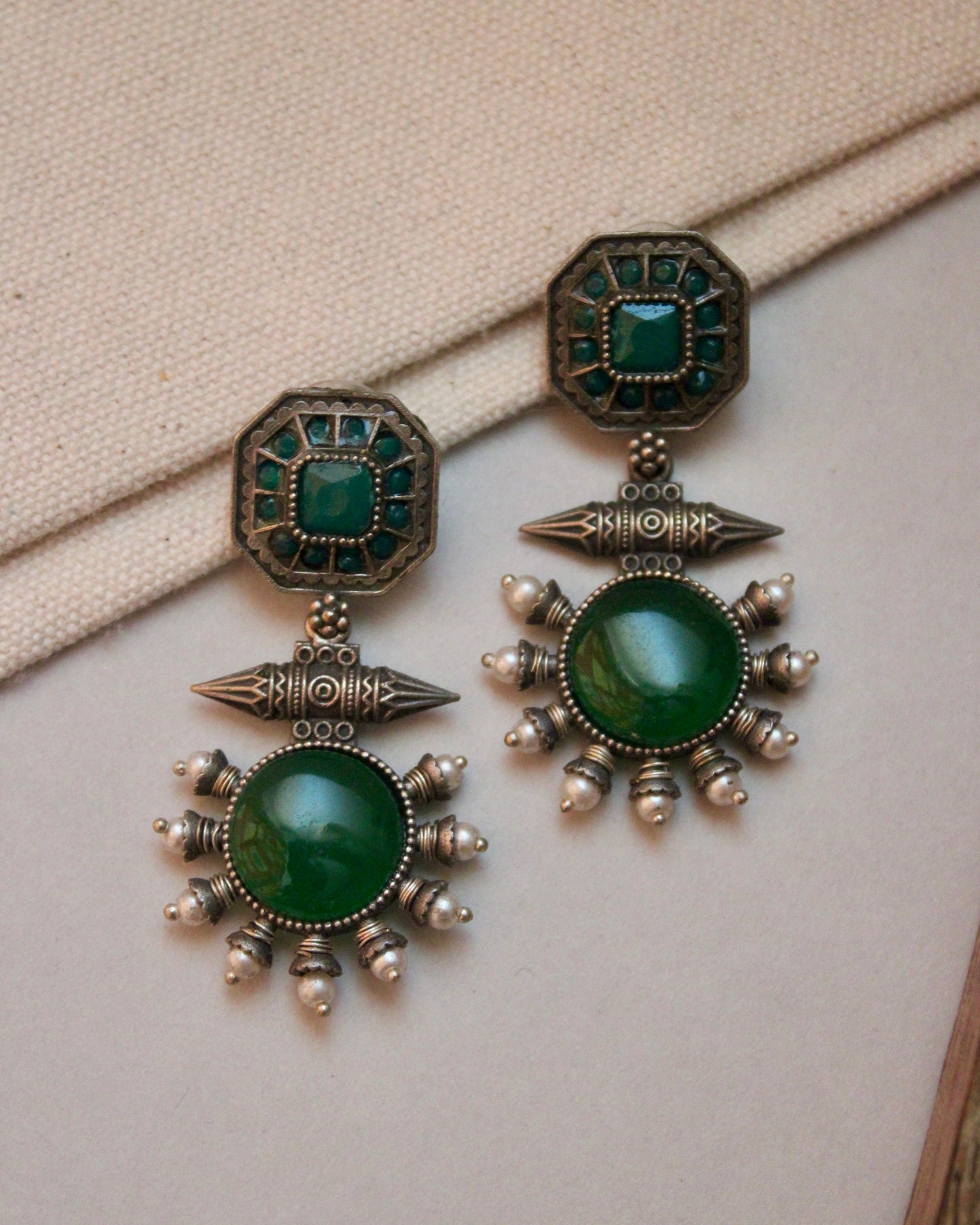 Naira Brass Earrings