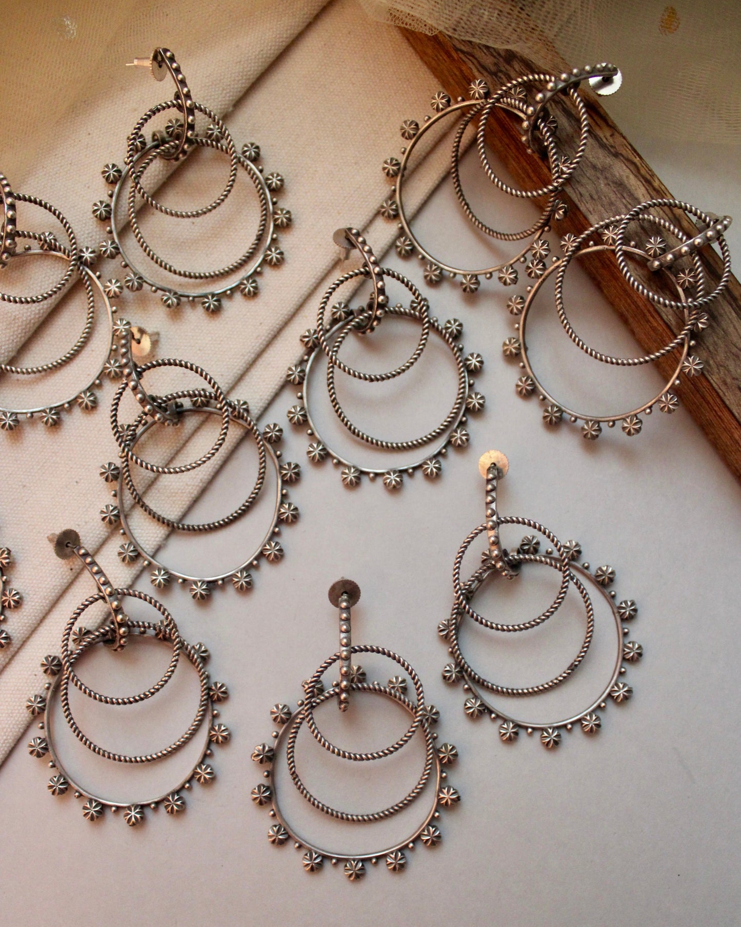 Malvika Brass Earrings